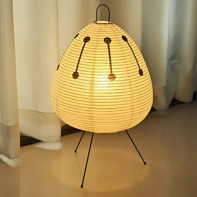 Japanese Design Paper Table Lamp