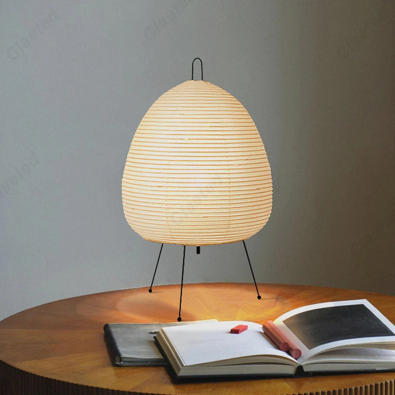 Japanese Design Paper Table Lamp