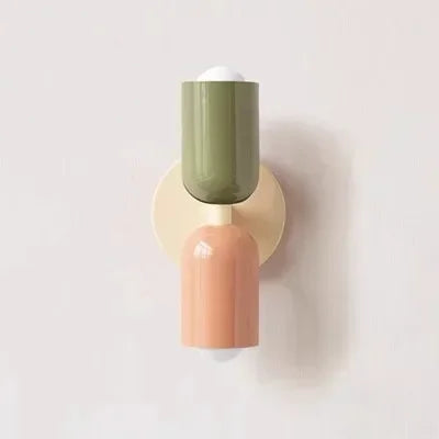 Colorful Bedside Wall Lamp Nordic Wall Light