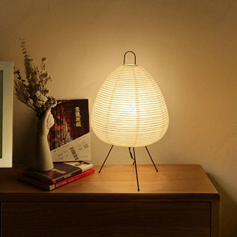Japanese Design Paper Table Lamp