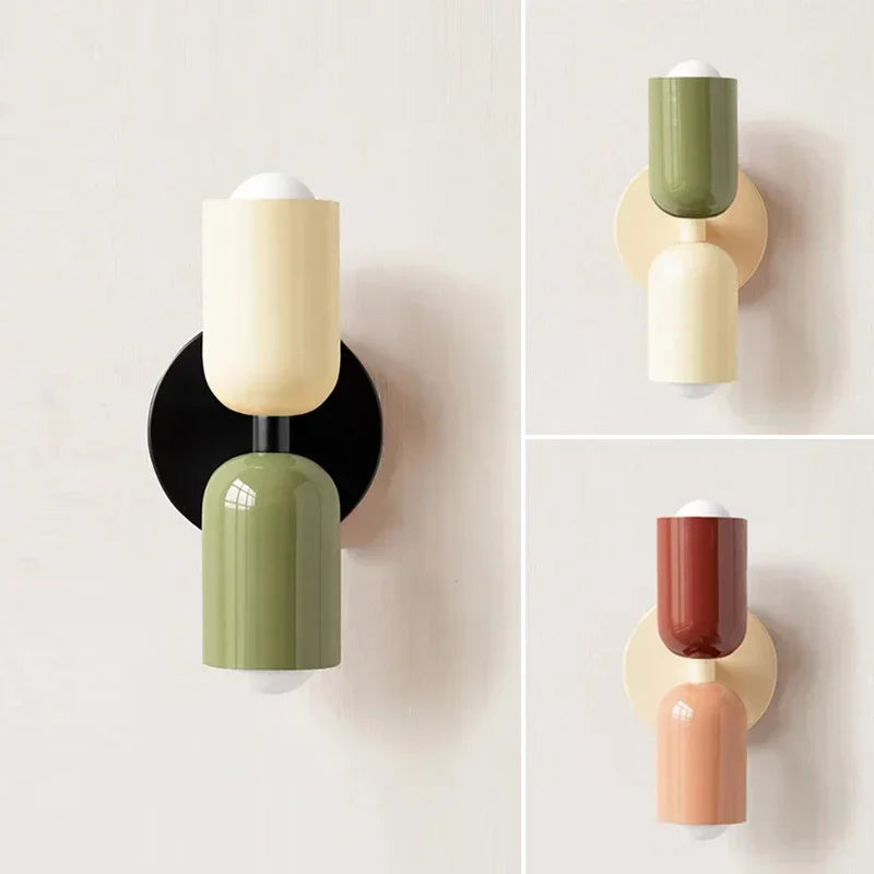 Colorful Bedside Wall Lamp Nordic Wall Light