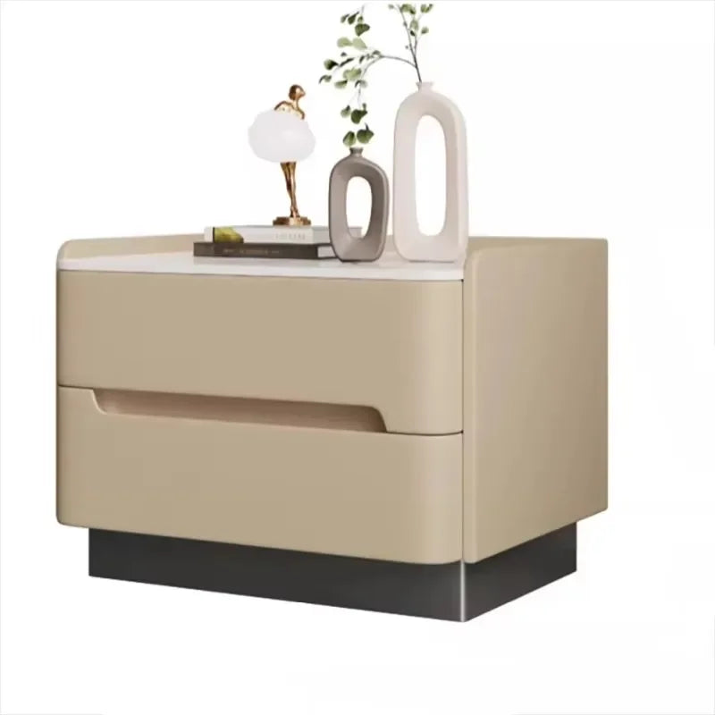 Italian Luxury Night Table Drawer Aesthetic Storage