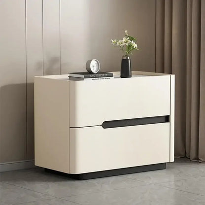 Aesthetic Luxury Minimalist Bedside Table Drawers