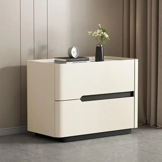 Aesthetic Luxury Minimalist Bedside Table Drawers