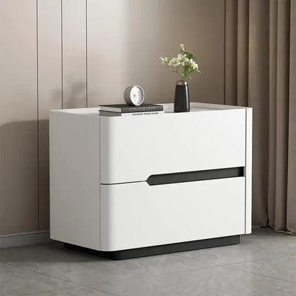 Aesthetic Luxury Minimalist Bedside Table Drawers