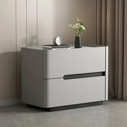 Aesthetic Luxury Minimalist Bedside Table Drawers